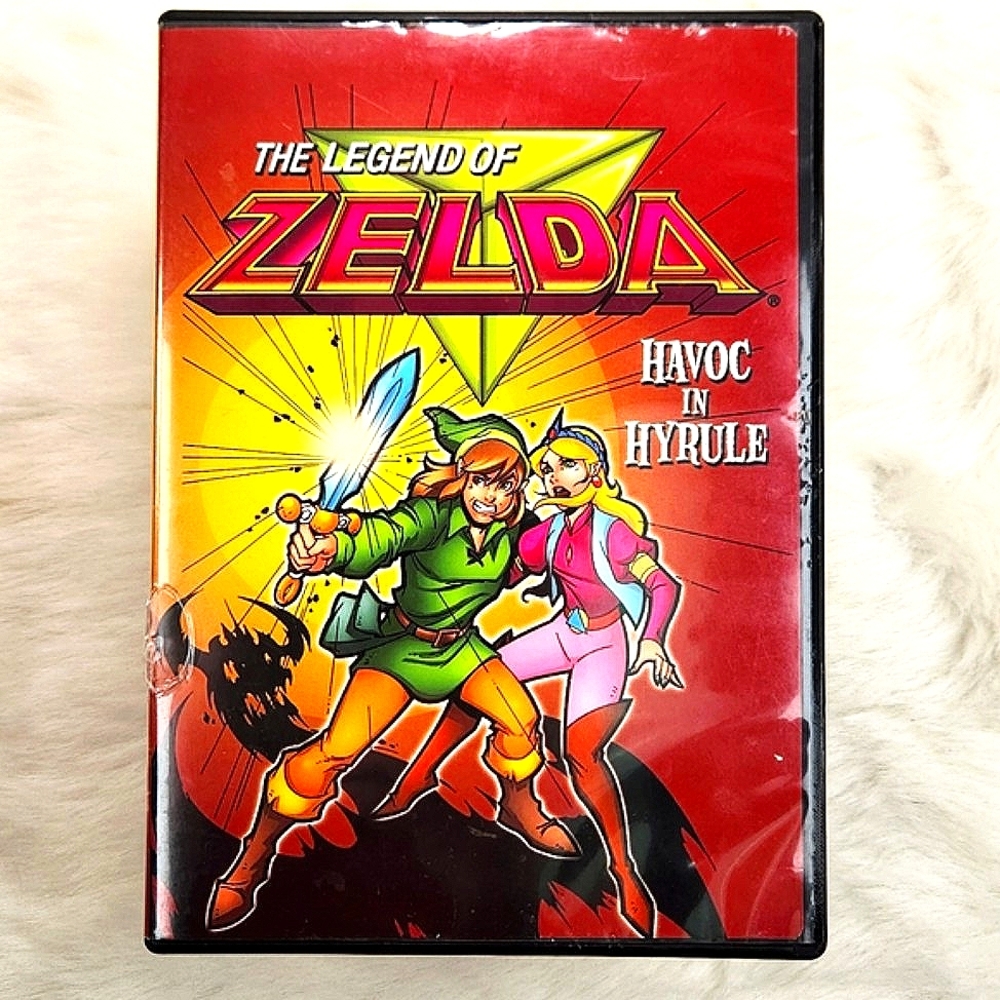 THE LEGEND OF ZELDA DVD 5 EPISODES 1989 FAIR condition